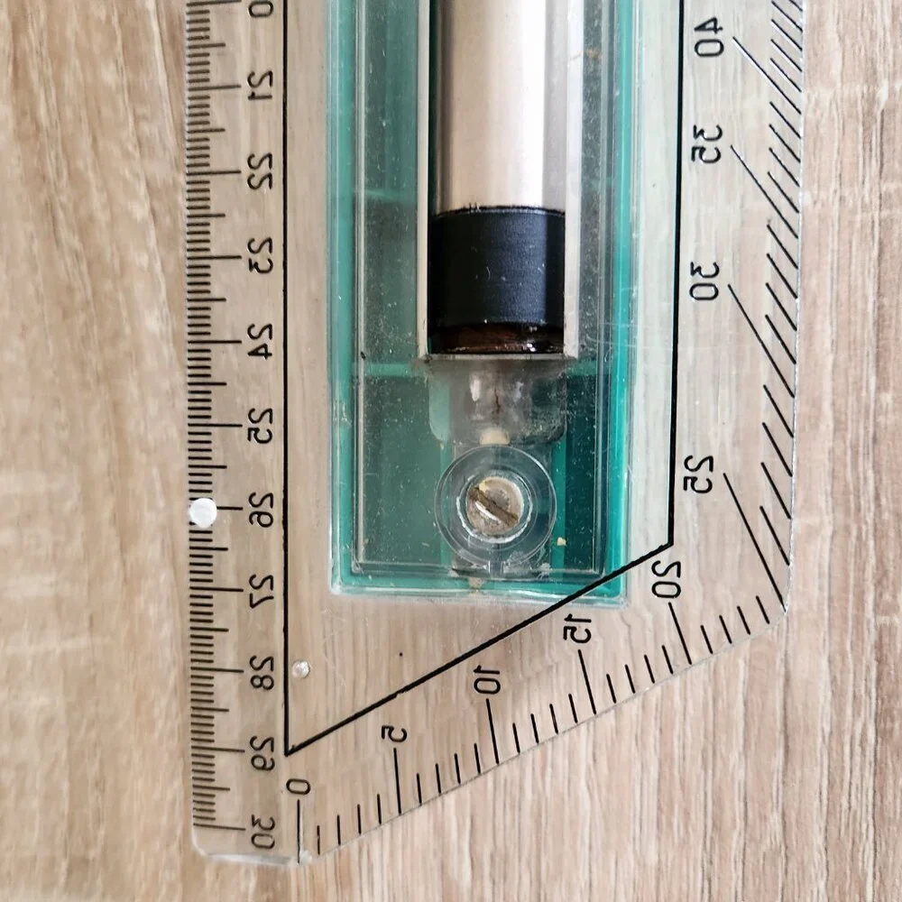 Vintage USSR Soviet Union Leningrad Slide Drawing Ruler with Roller IR-2